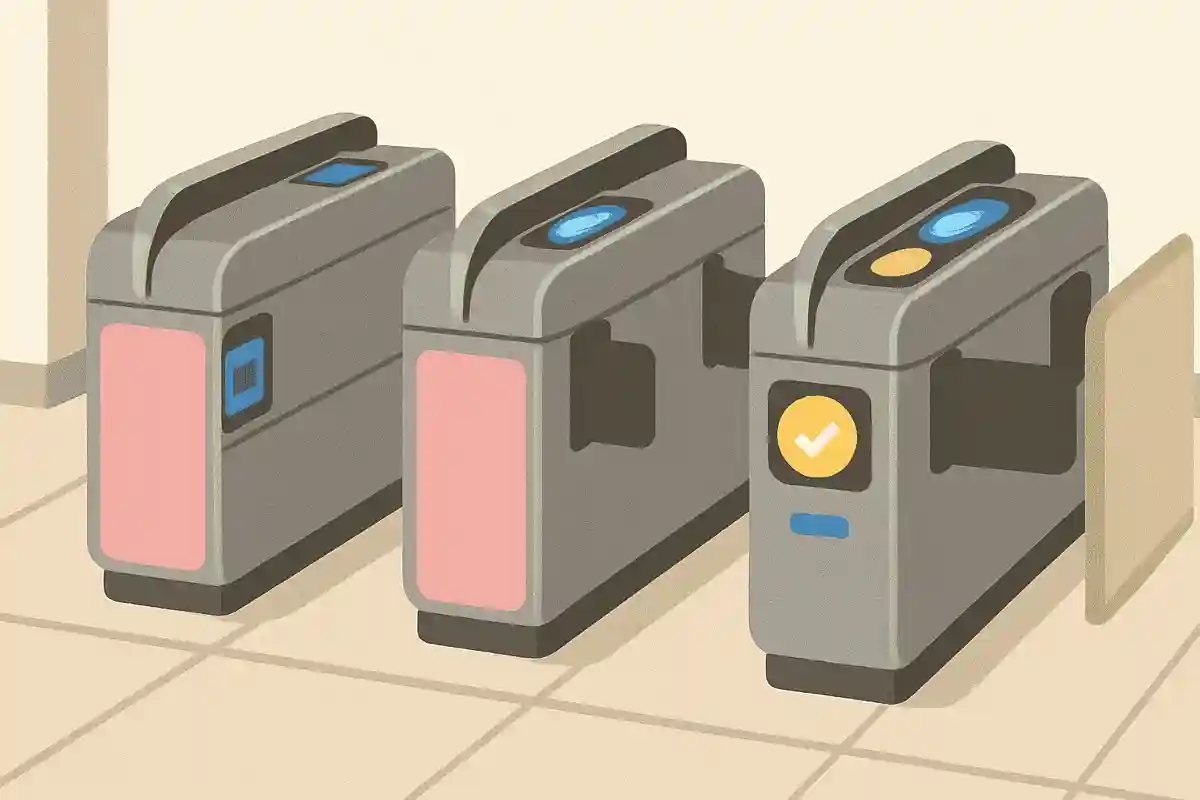 駅の改札