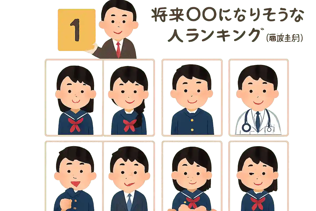 将来〇〇になりそうな人ランキング