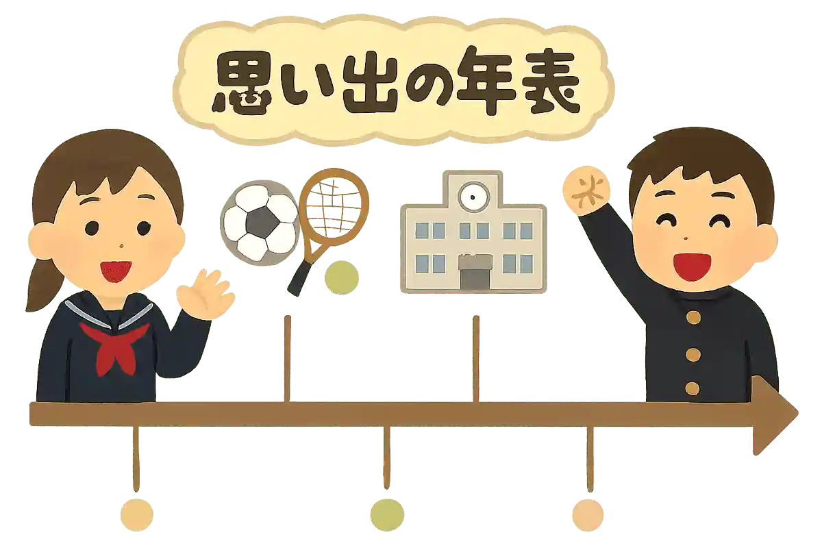 思い出の年表
