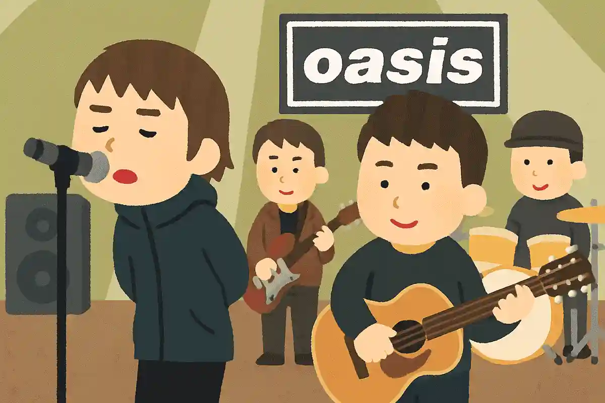 リアムさんがライブ途中で退場してしまった日本公演の地名は？