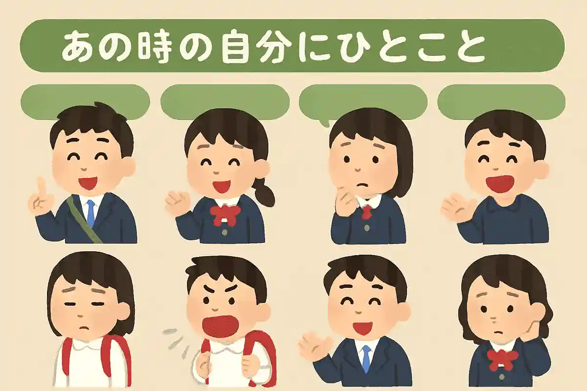 「あの時の自分にひとこと」コメント集